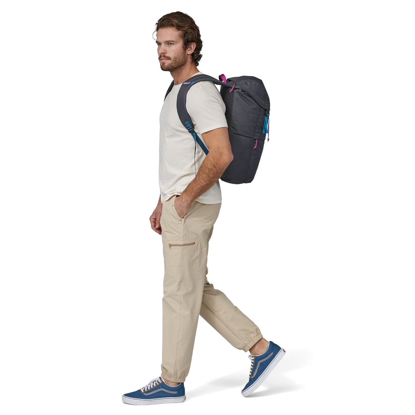 Sac à dos en recyclé | "marine" fieldsmith lid pack - pitch blue