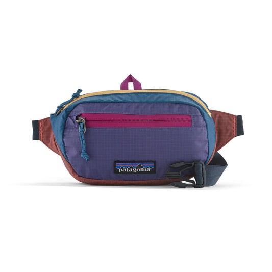 Banane multicolore en recyclé | "ultralight mini hip patchwork coral"