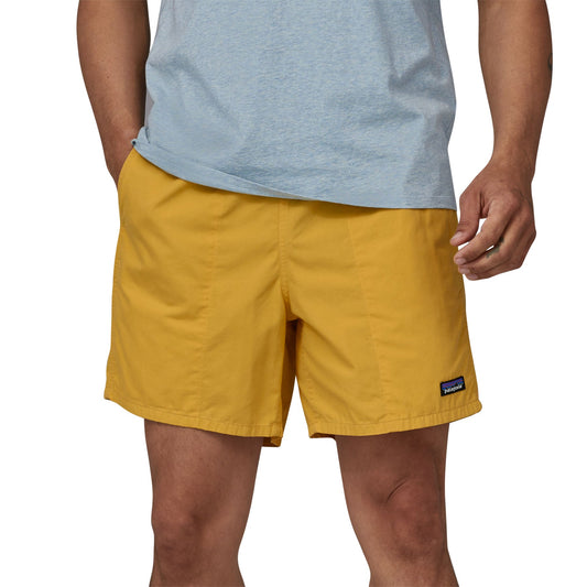Short en coton en conversion | Jaune "funhoggers shorts surfboard yellow"