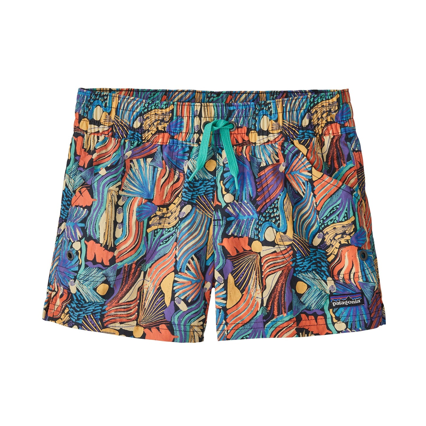 Short de bain multicolore en recyclé - costa rica baggies shorts unlined joyp