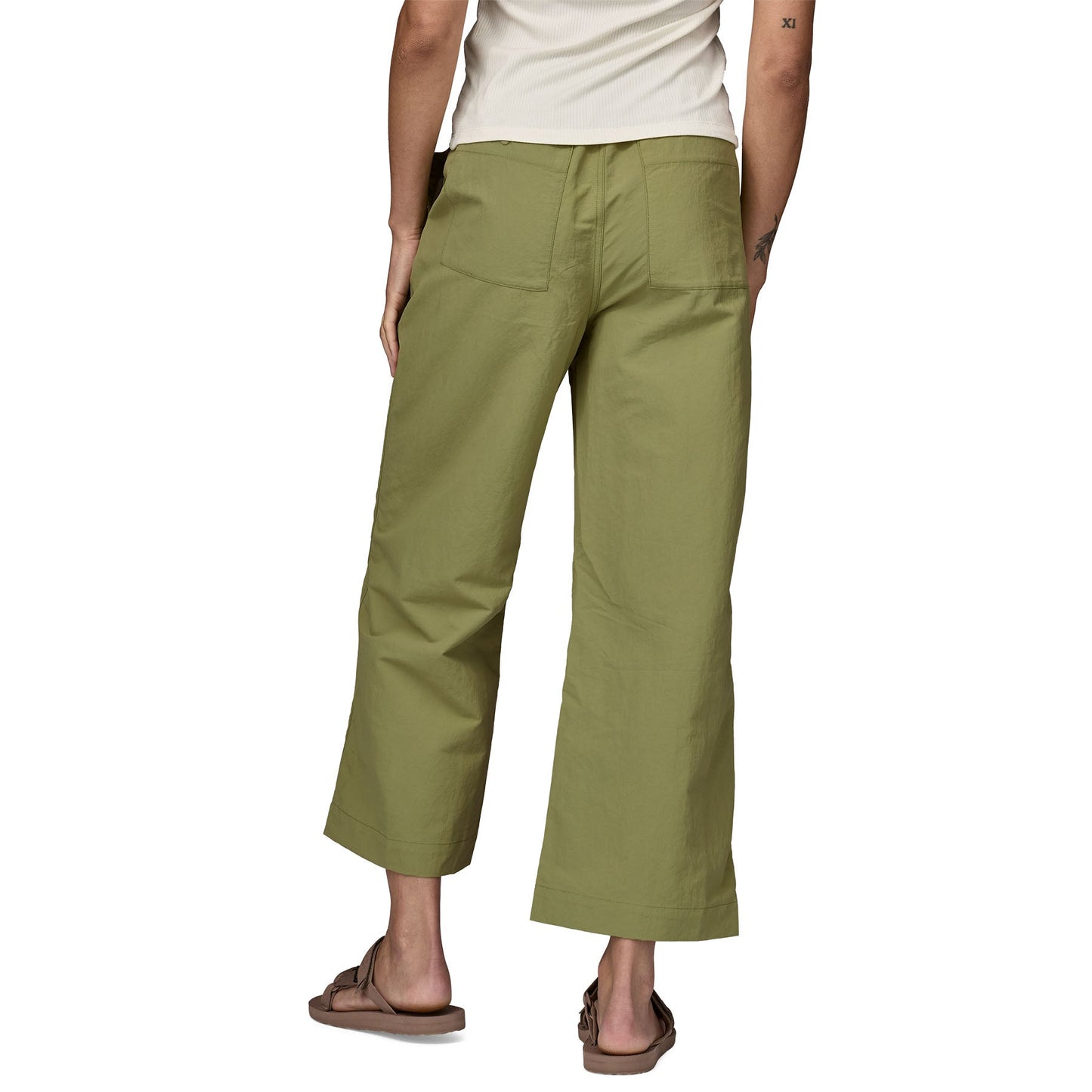 Pantalon ample en matière recyclée | vert "outdoor everyday pants buckhorn green bug"