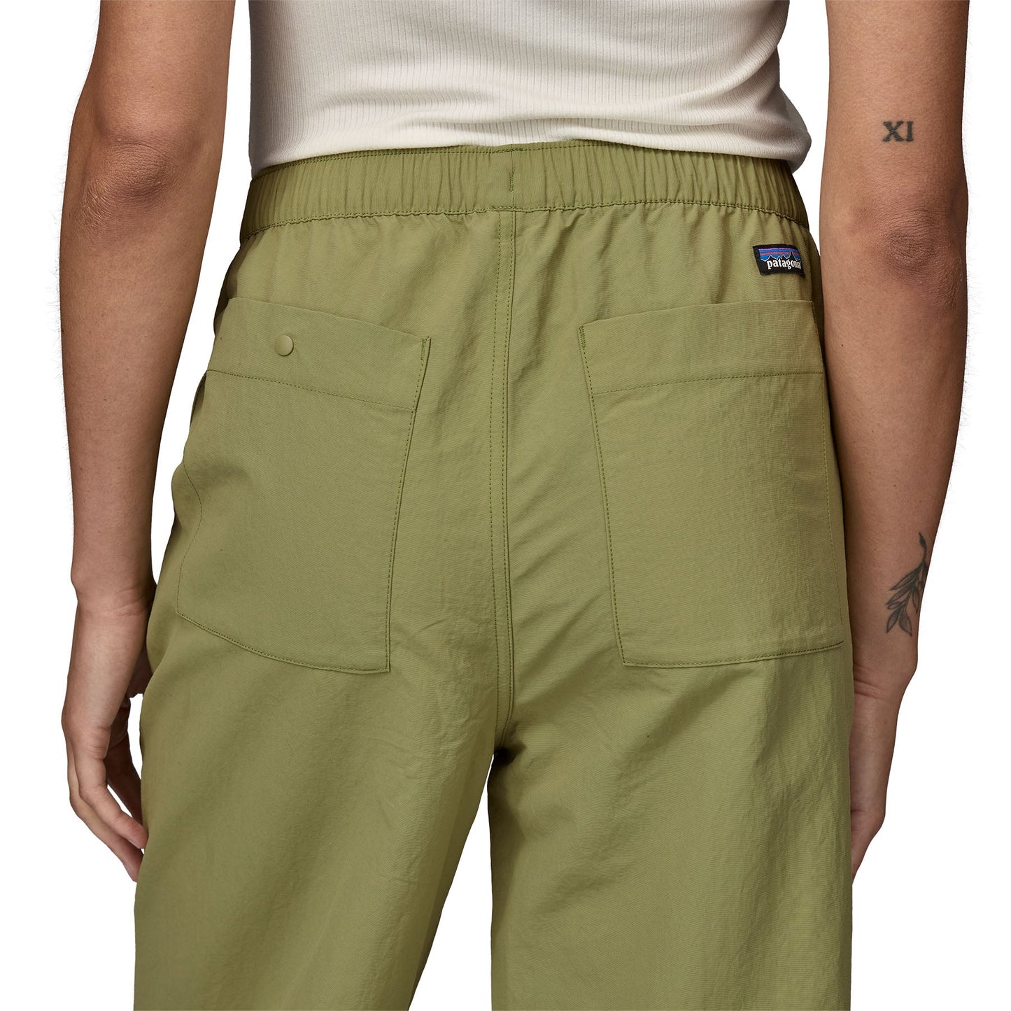 Pantalon ample en matière recyclée | vert "outdoor everyday pants buckhorn green bug"