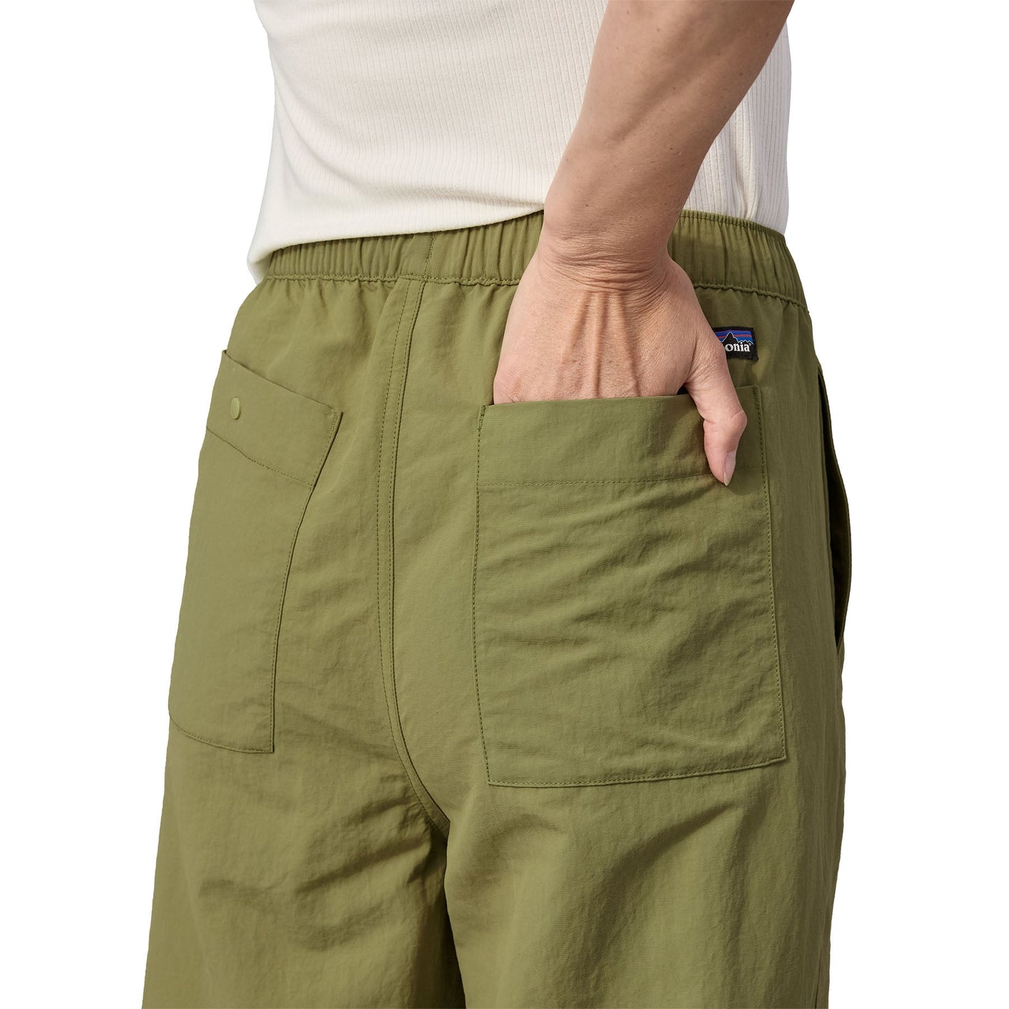 Pantalon ample en matière recyclée | vert "outdoor everyday pants buckhorn green bug"