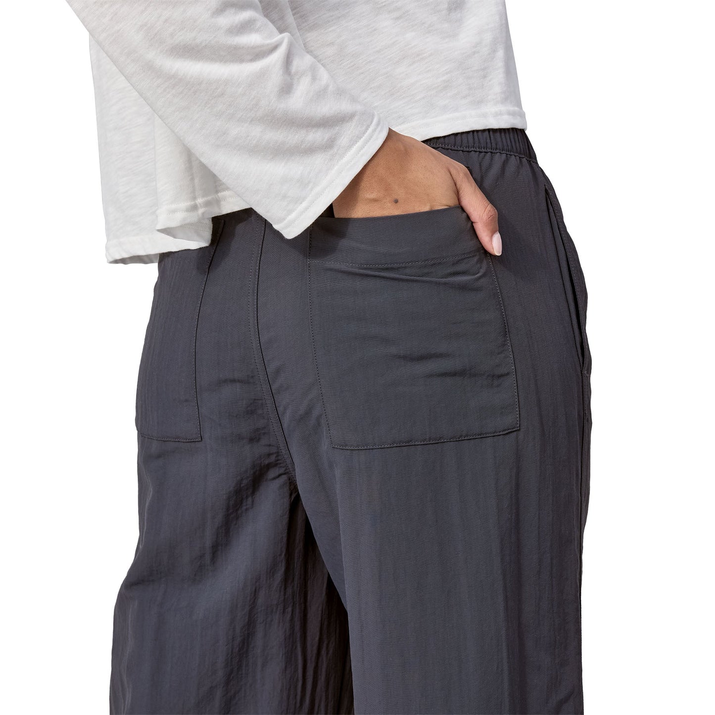 Pantalon ample en matière recyclée | bleu "outdoor everyday pants smolder blue smdb"