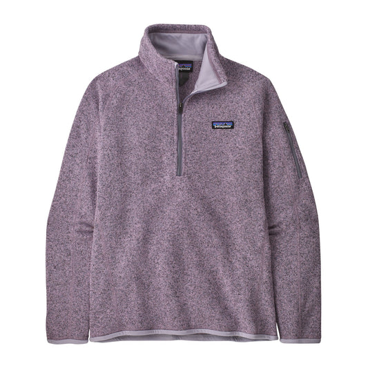 Polaire zippée en polyester recyclé | violet "w's better sweater 1/4 zip milkweed mauve"