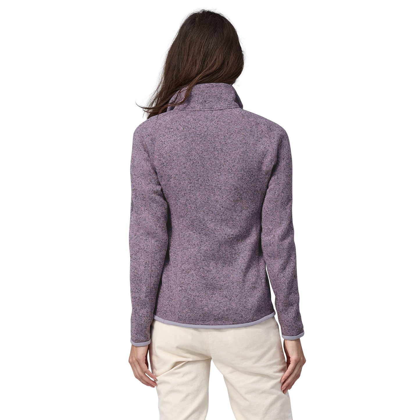 Polaire zippée en polyester recyclé | violet "w's better sweater 1/4 zip milkweed mauve"