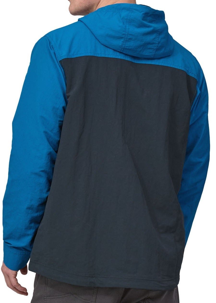 Coupe-vent en nylon recyclé | bleu "m's isthmus anorak endless blue"