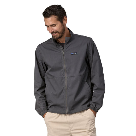 Coupe-vent en coton bio et nylon recyclé | gris "nomader jkt - forge grey"