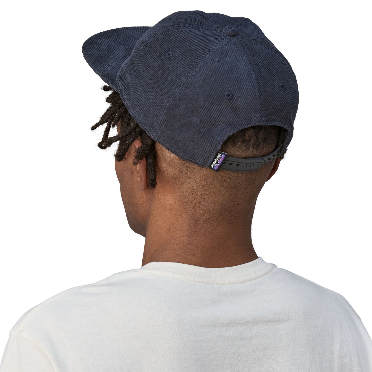 Casquette velours en coton bio | marine "corduroy cap 73 skyline smolder blue"