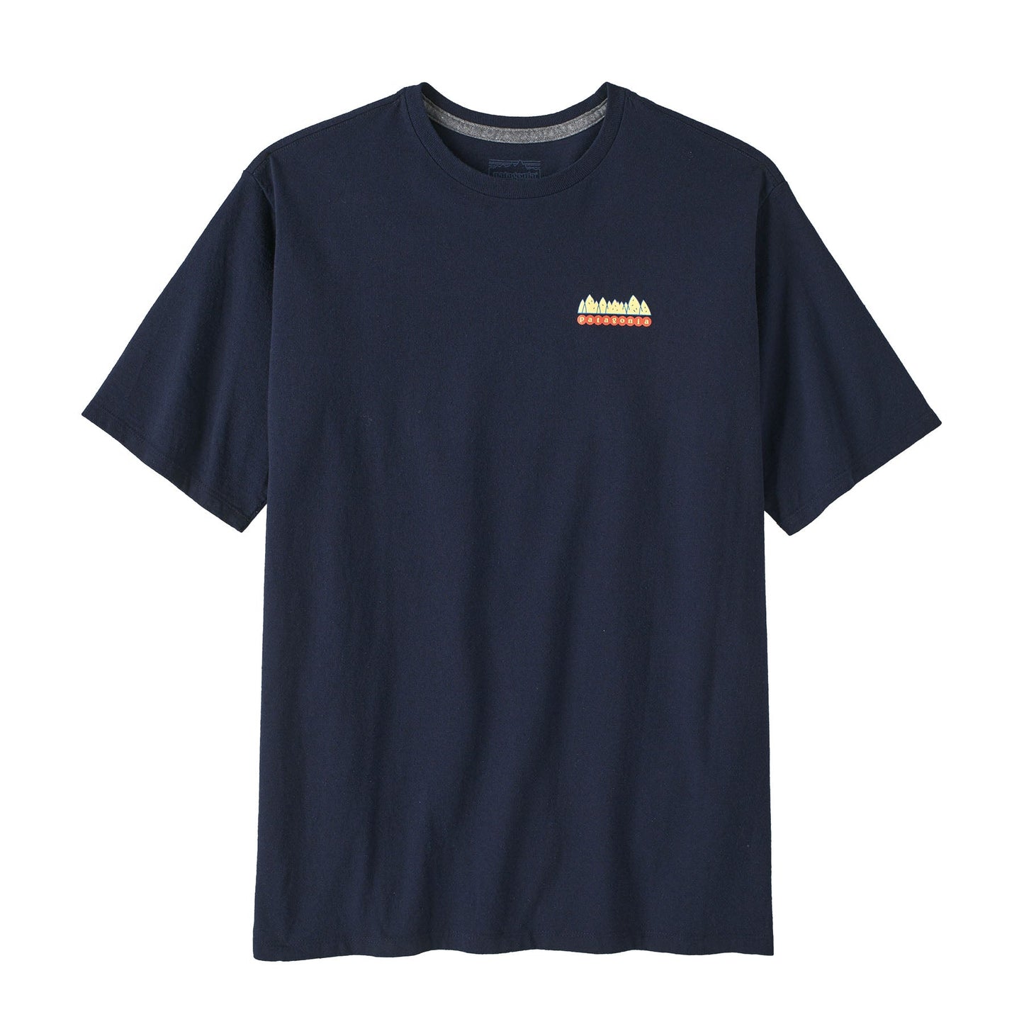 T-shirt en matières recyclées | imprimé bleu "fitz roy wild responsibili-tee new navy"