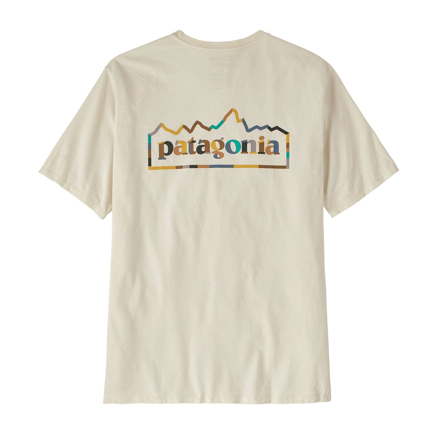 T-shirt imprimé en matières recyclées | Écru "unity fitz responsibili-tee birch white"