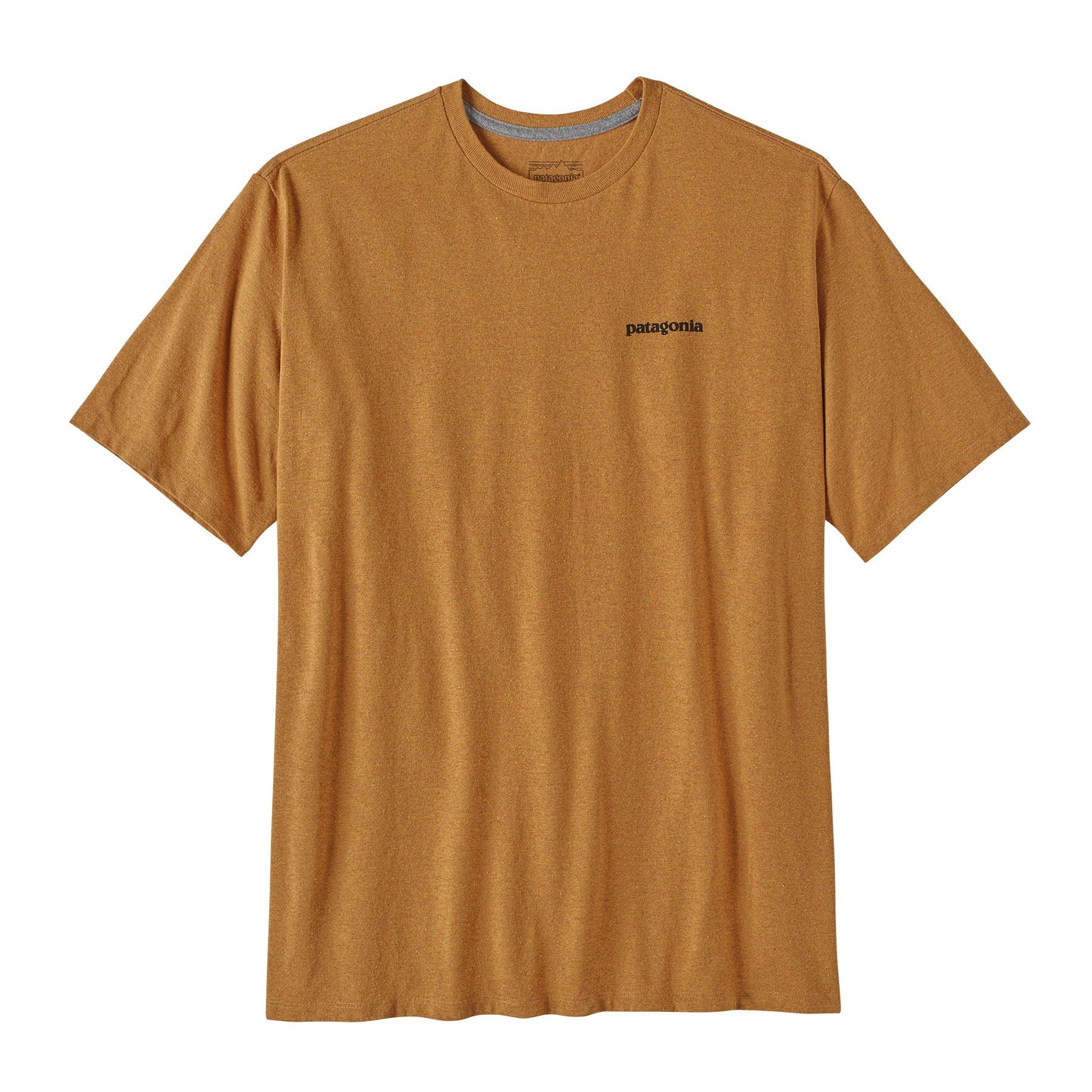 T-shirt imprimé en matières recyclées | Marron "p-6 logo responsibili-tee golden caramel"