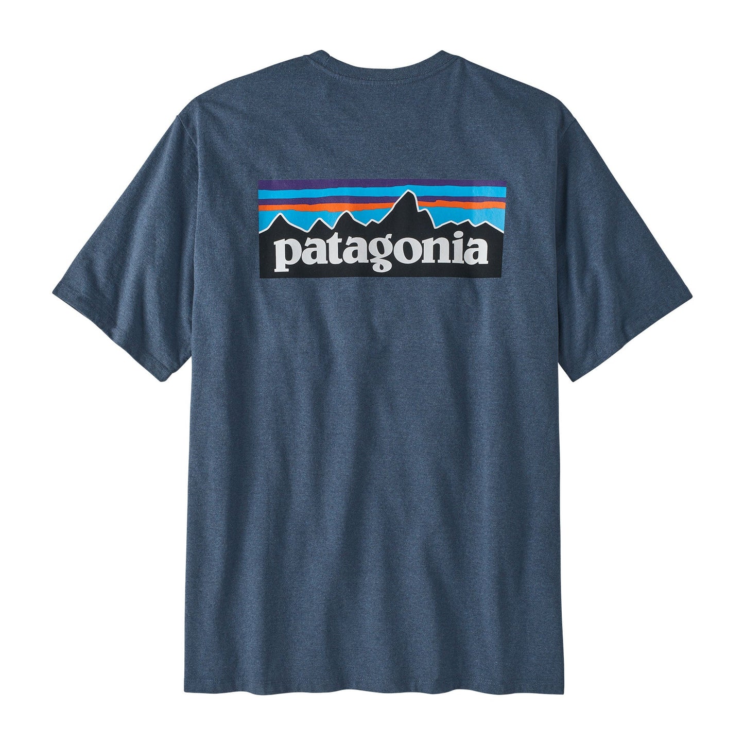T-shirt imprimé en matières recyclées | Bleu "p-6 logo responsibili-tee utility blue"