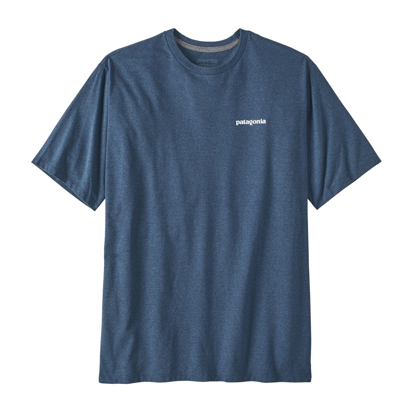 T-shirt imprimé en matières recyclées | Bleu "p-6 logo responsibili-tee utility blue"
