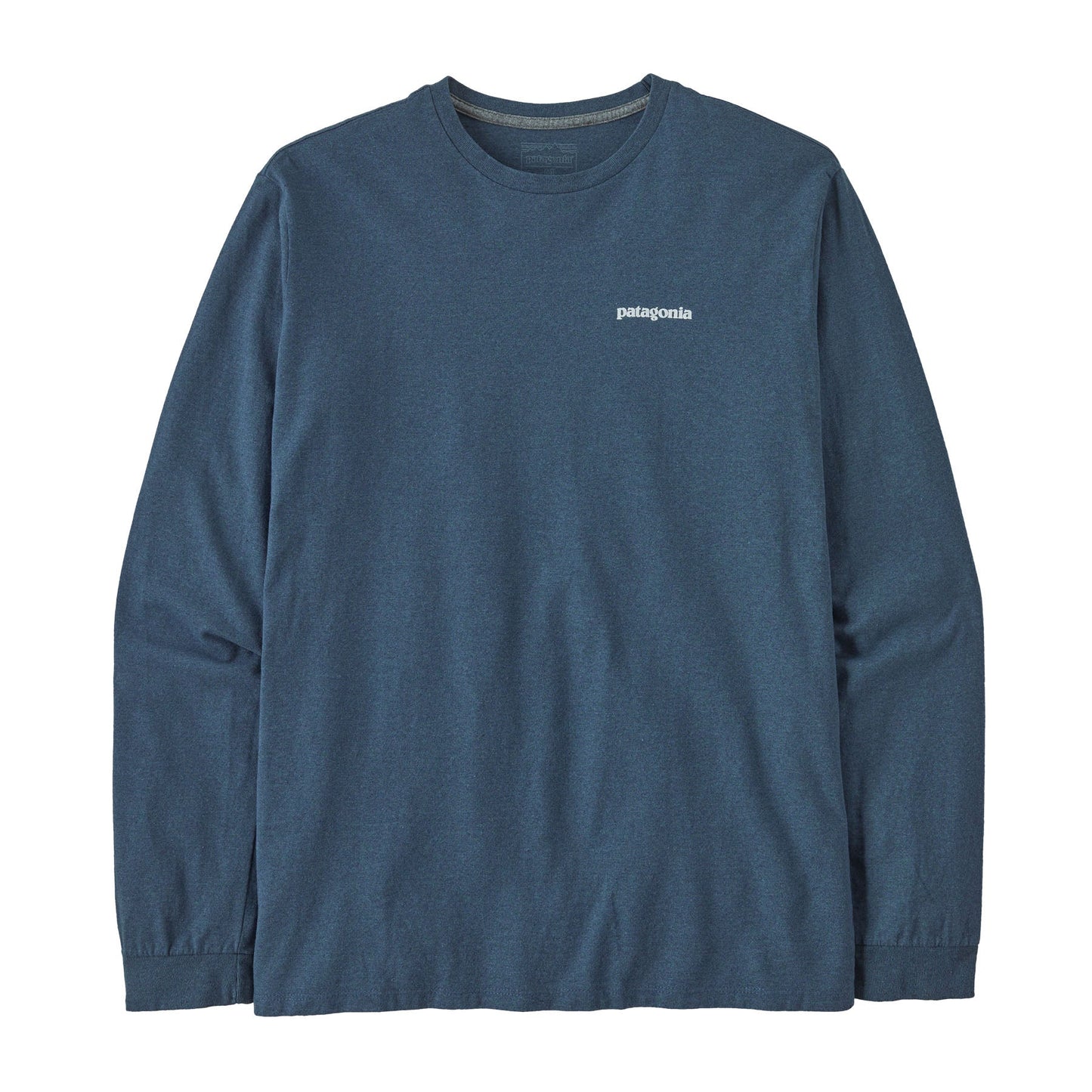 T-shirt manches longues en matières recyclées | Bleu "responsibili-tee utility blue"