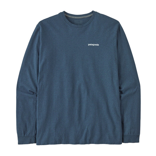 T-shirt manches longues en matières recyclées | Bleu "responsibili-tee utility blue"