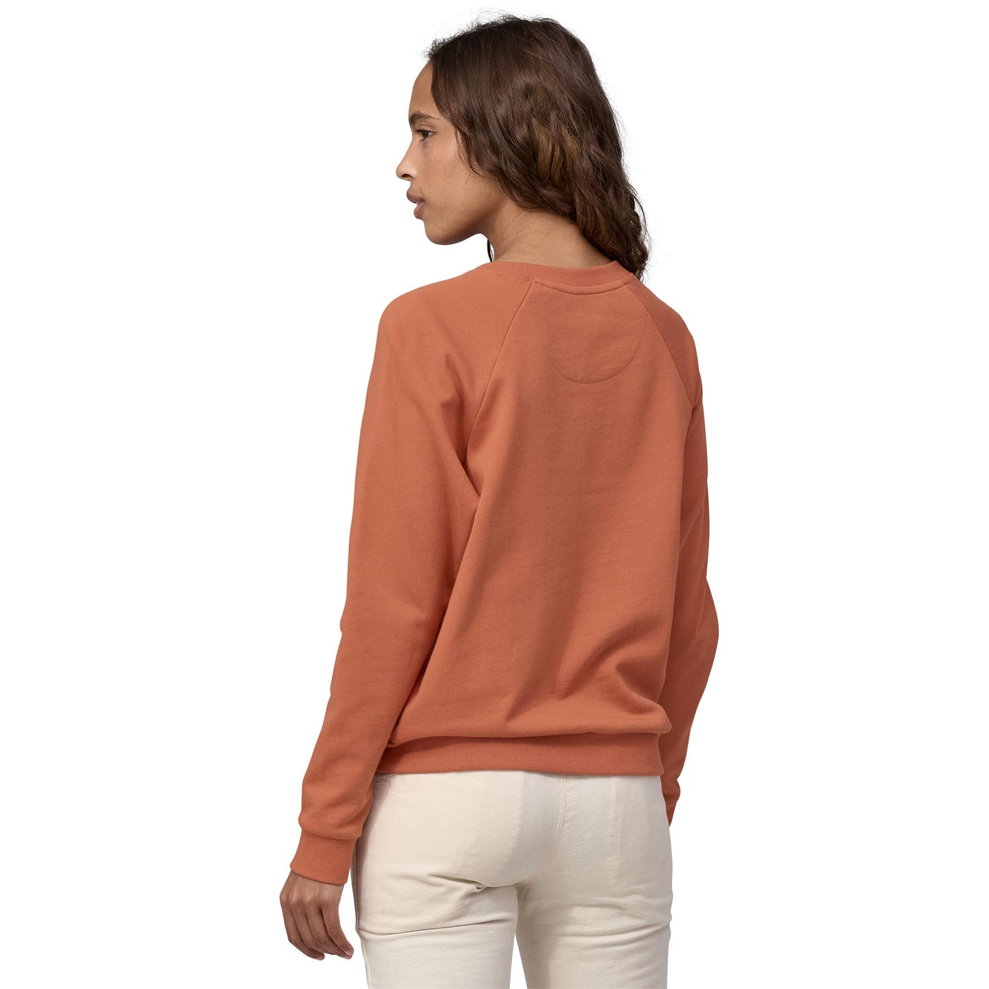 Sweat en coton bio | Marron orangé "regenerative essential top sienna clay"