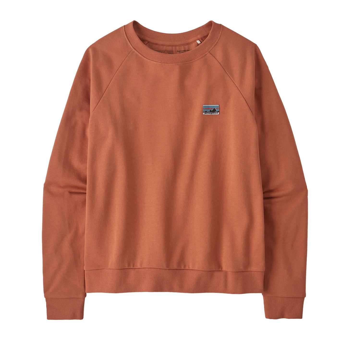Sweat en coton bio | Marron orangé "regenerative essential top sienna clay"