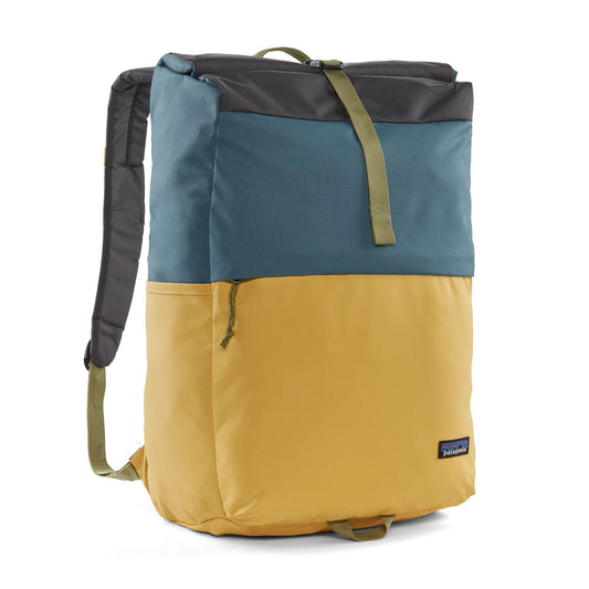Sac à dos 30L en matière recyclée | Multicolore "fieldsmith roll top pack yellow abalone blue"