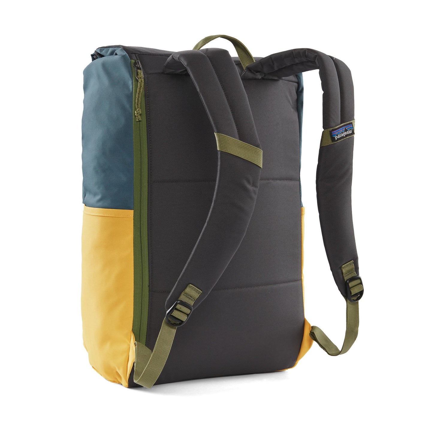 Sac à dos 30L en matière recyclée | Multicolore "fieldsmith roll top pack yellow abalone blue"
