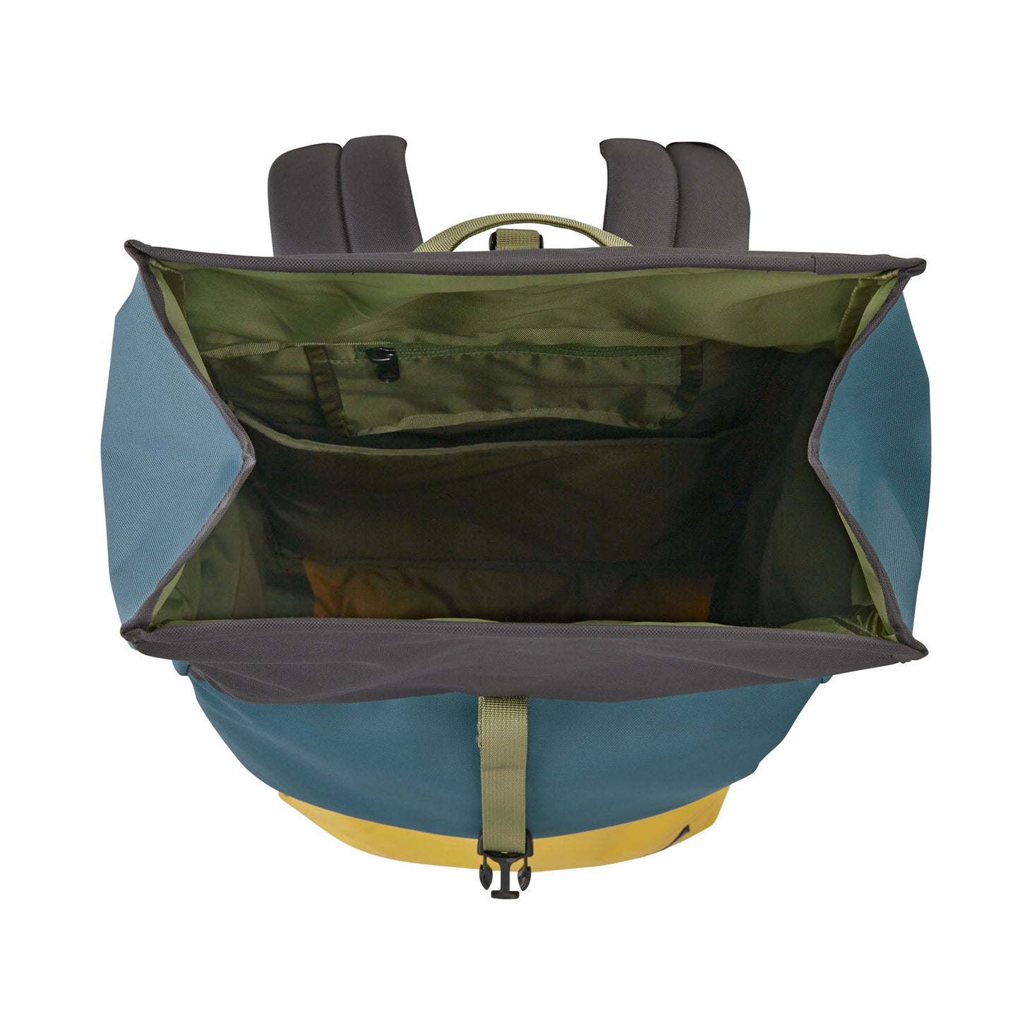 Sac à dos 30L en matière recyclée | Multicolore "fieldsmith roll top pack yellow abalone blue"