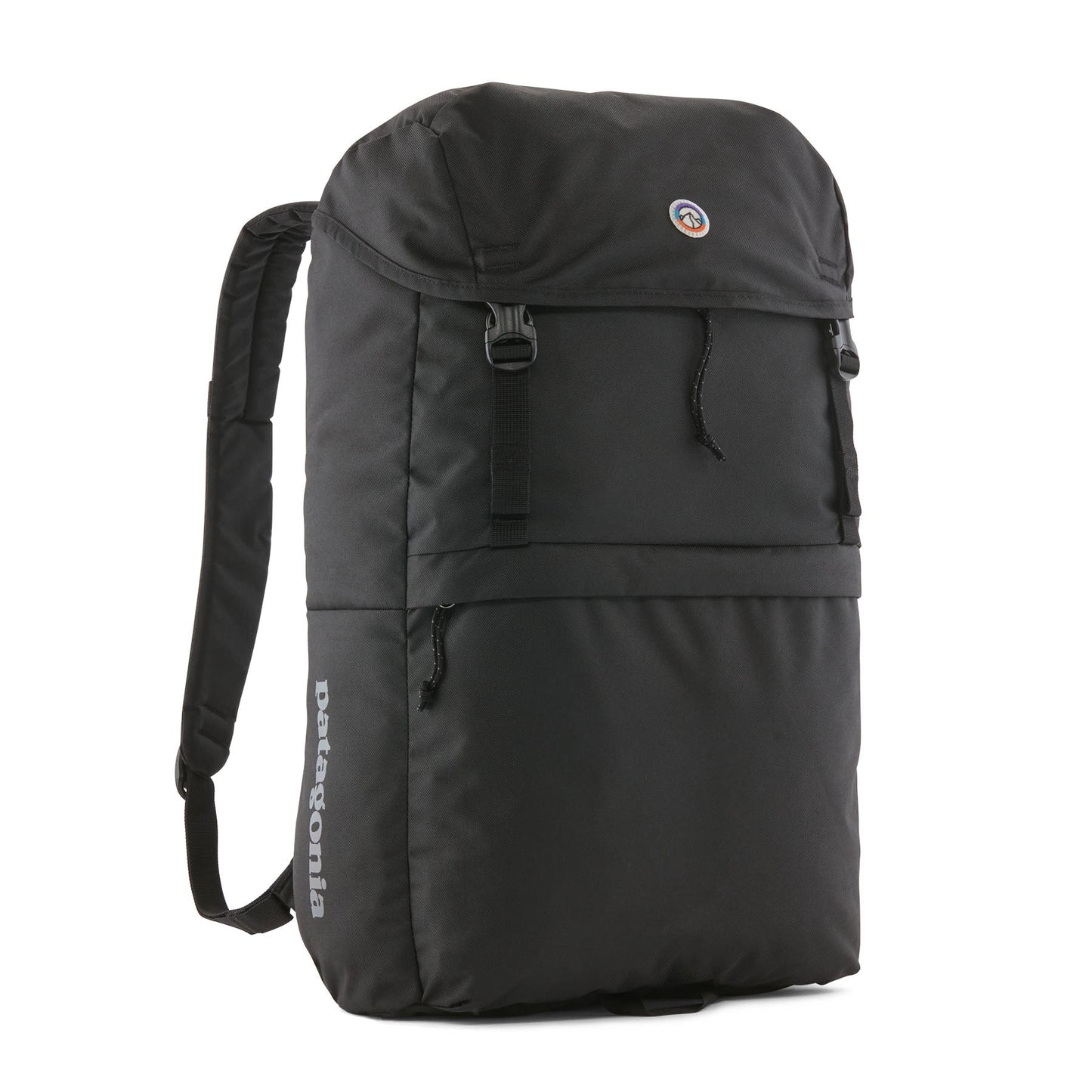 Sac à dos 28L en matière recyclée | Noir "fieldsmith lid pack black"
