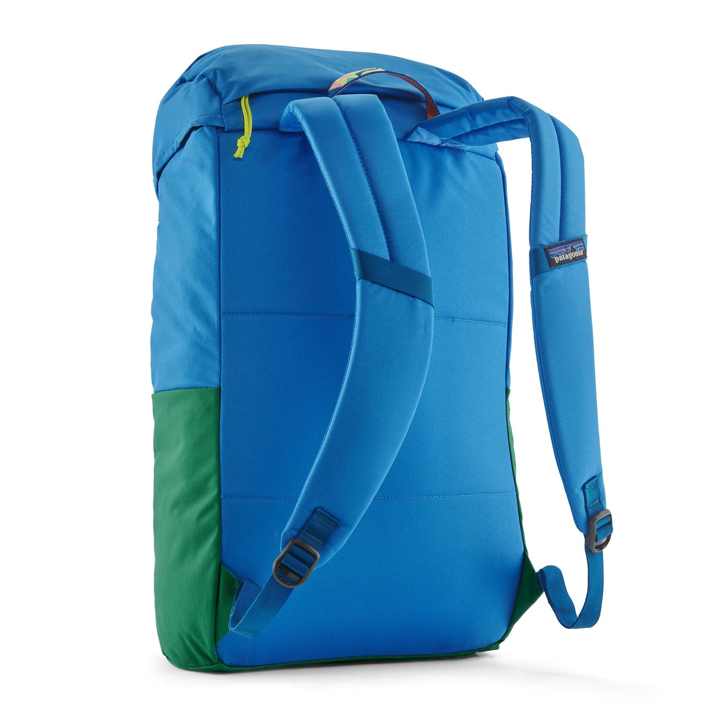 Sac à dos 28L en matière recyclée | Bleu et vert "fieldsmith lid pack gather green"