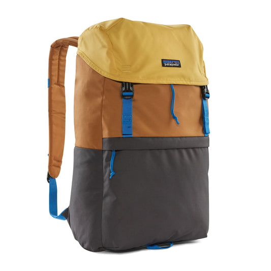 Sac à dos 28L en matière recyclée | Multicolore "fieldsmith lid pack patchwork umber brown"