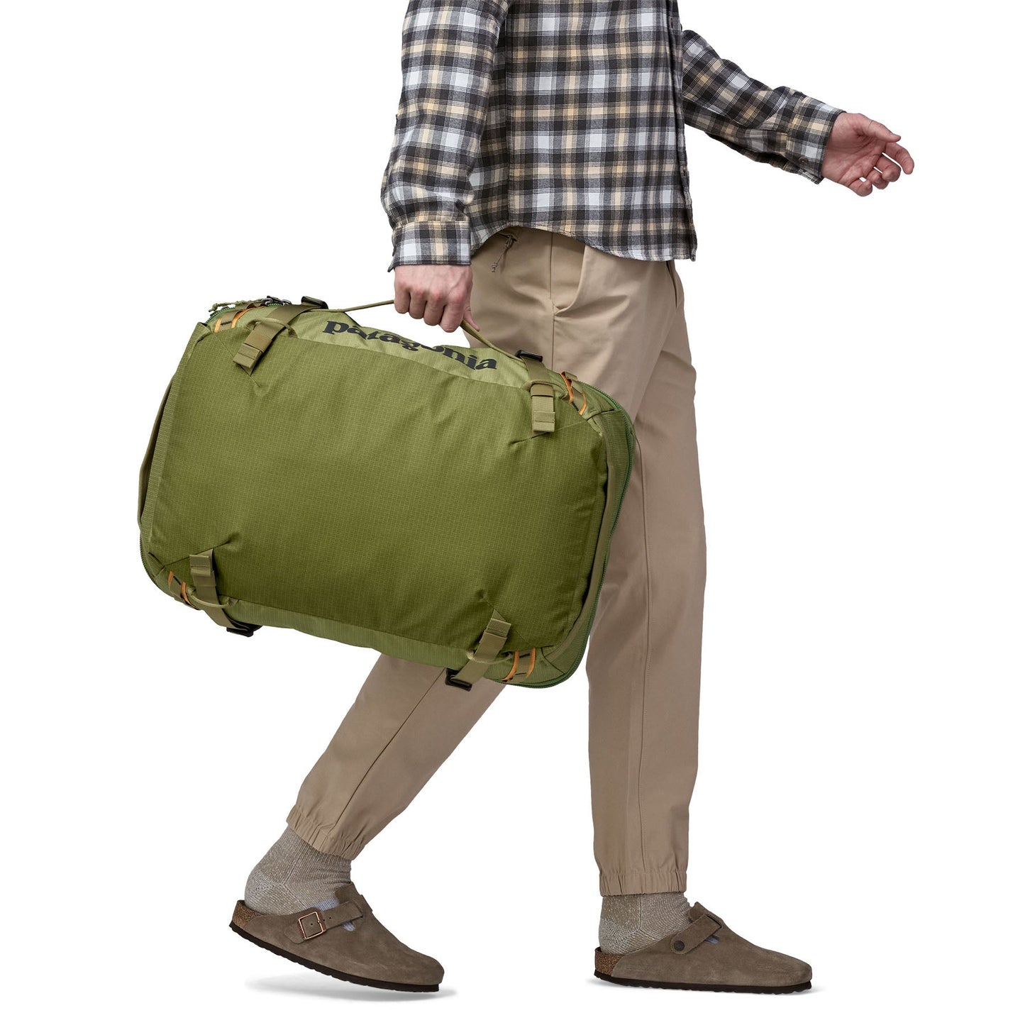 Sac de voyage fonctionnel 45L en matière recyclée | Vert "black hole mlc buckhorn green"