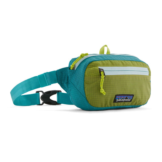 Banane en matière recyclée | bleu turquoise "ultralight mini hip subtidal blue"