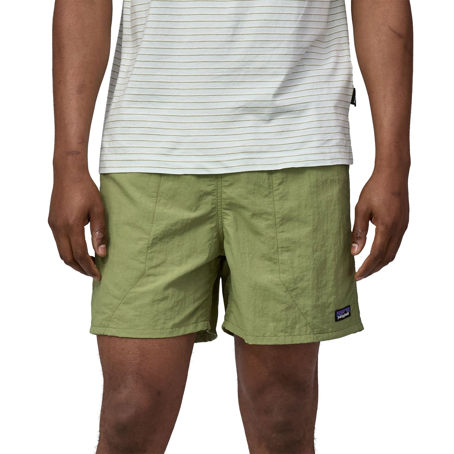 Short léger en matière recyclée | Vert "baggies shorts buckhorn green"