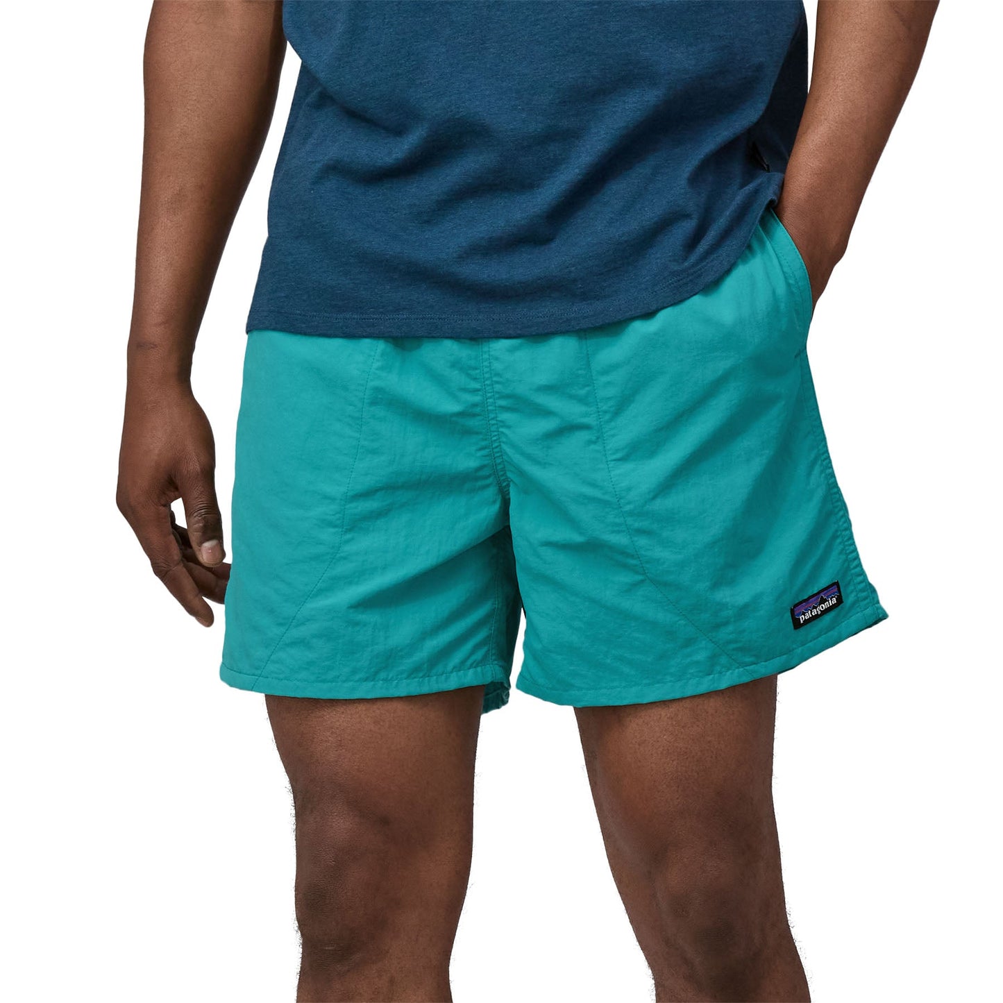 Short léger en matière recyclée | Bleu turquoise "baggies shorts subtidal blue"