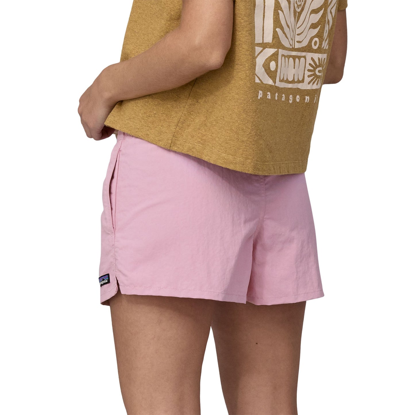 Short en matière recyclée | rose "w's barely baggies shorts milkweed mauve mlke"
