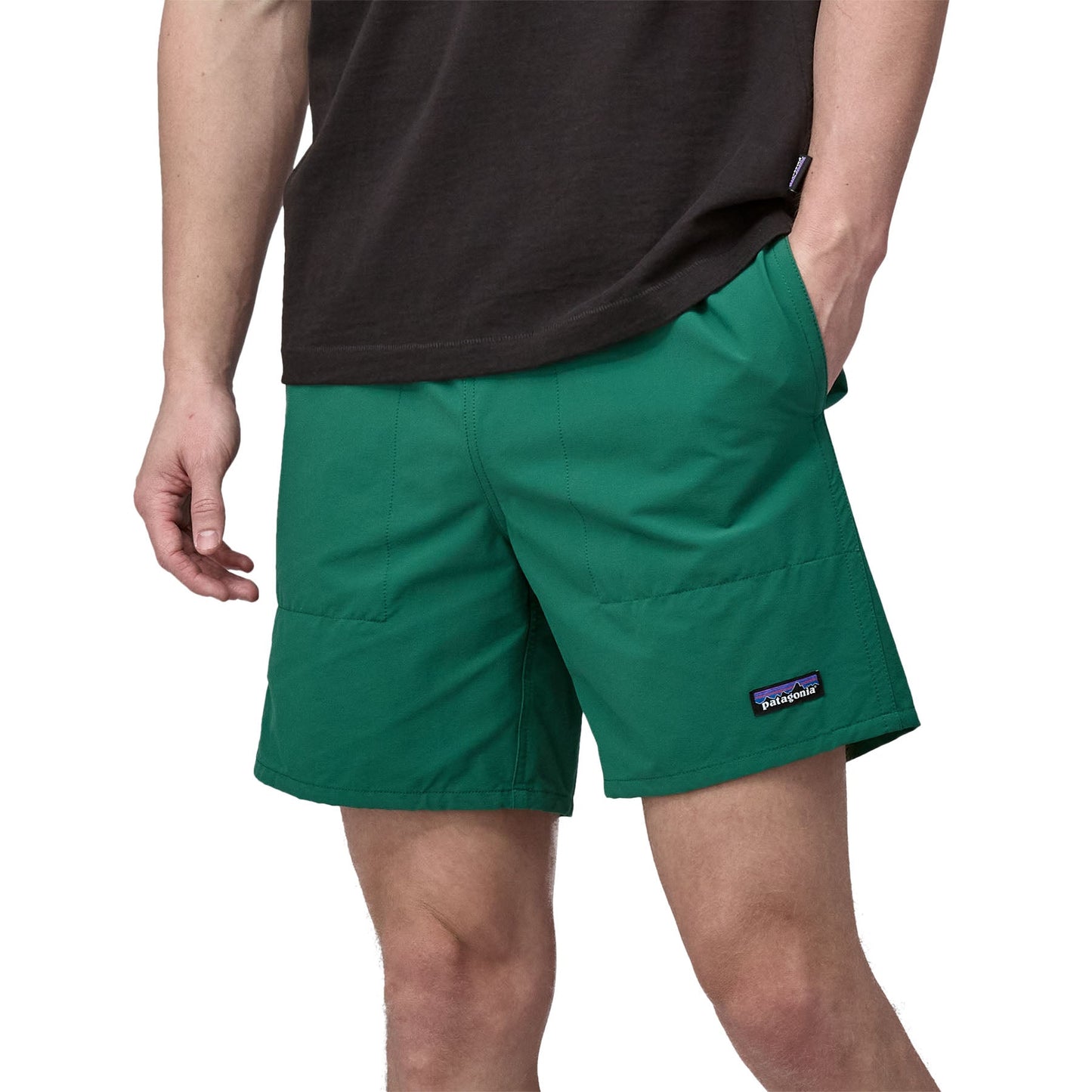 Short en matière recyclée | Vert "baggies lights 6.5 in conifer green"