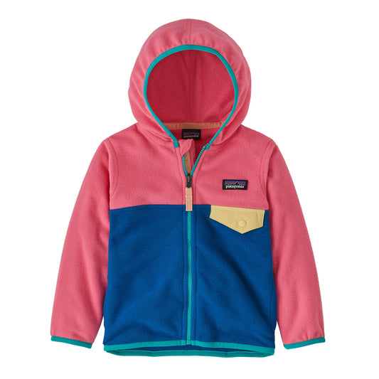 Veste polaire en polyester recyclé | multicolore "baby micro d snap t jkt endless blue"