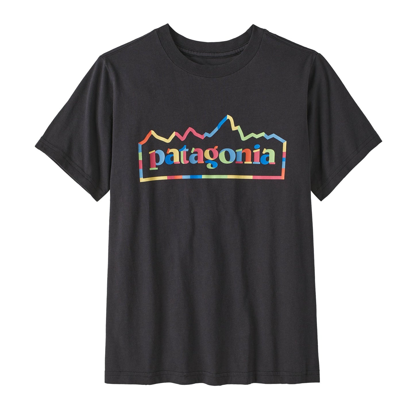T-shirt en coton en conversion | noir à motifs "graphic t-shirtunity fitz ink black"