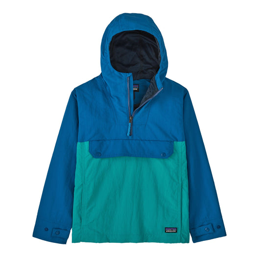 Veste légère imperméable en nylon recyclé | bleu "k's isthmus anorak subtidal blue"