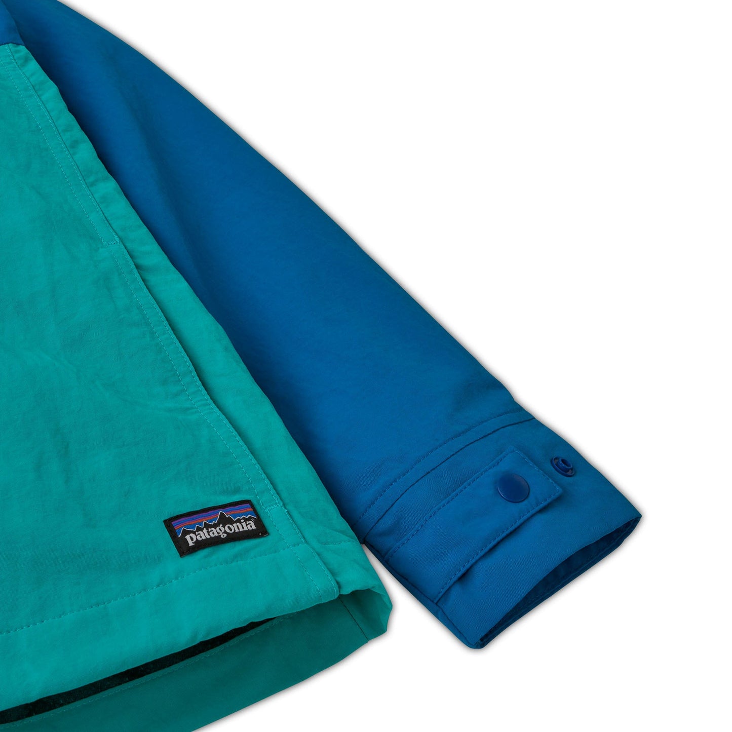 Veste légère imperméable en nylon recyclé | bleu "k's isthmus anorak subtidal blue"