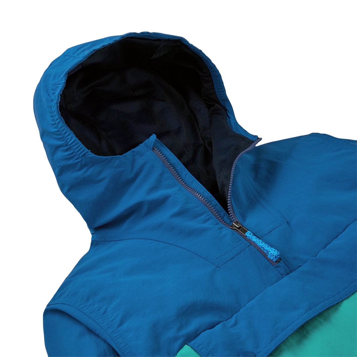 Veste légère imperméable en nylon recyclé | bleu "k's isthmus anorak subtidal blue"