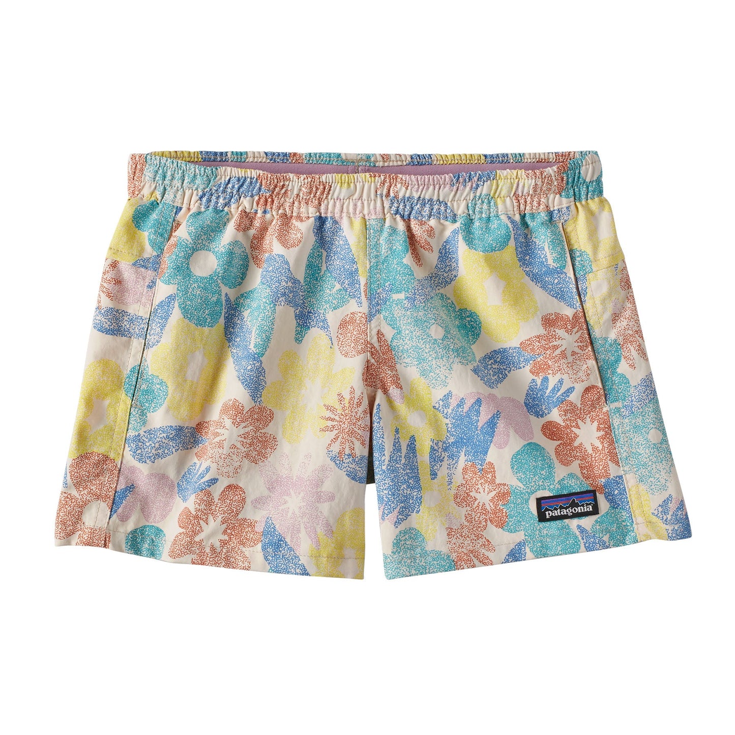 Short en matière recyclée | Mutlicolore "baggies shorts channeling spring natural"