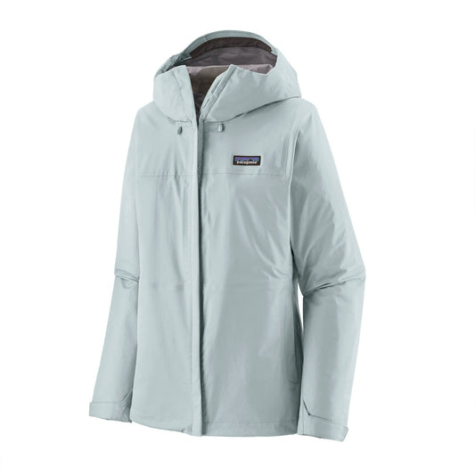 Veste imperméable en nylon recyclé | bleu "w's torrentshell 3l rain jkt chilled blue"