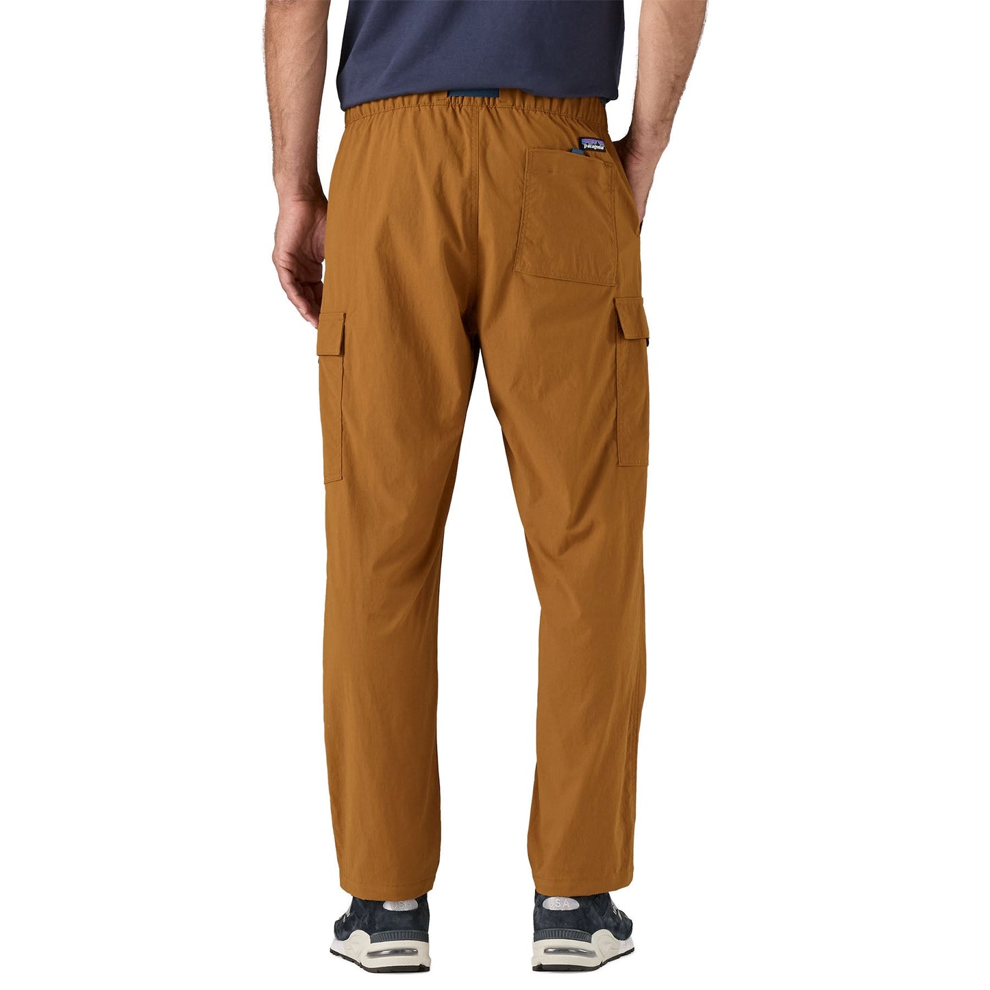 Pantalon cargo droit en nylon recyclé | marron "outdoor everyday pants - shelter brown"