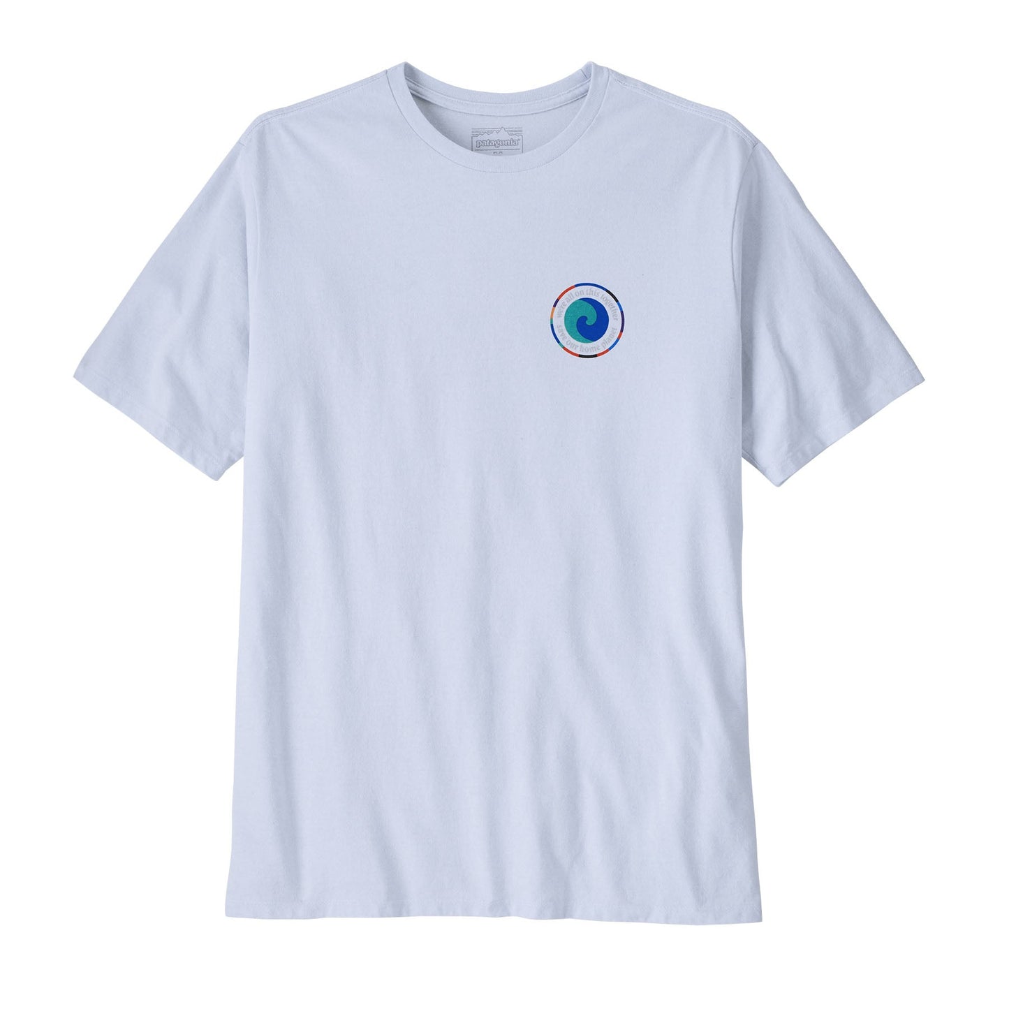 T-shirt imprimé en matières recyclées | blanc "unity fitz responsibili-tee - white"