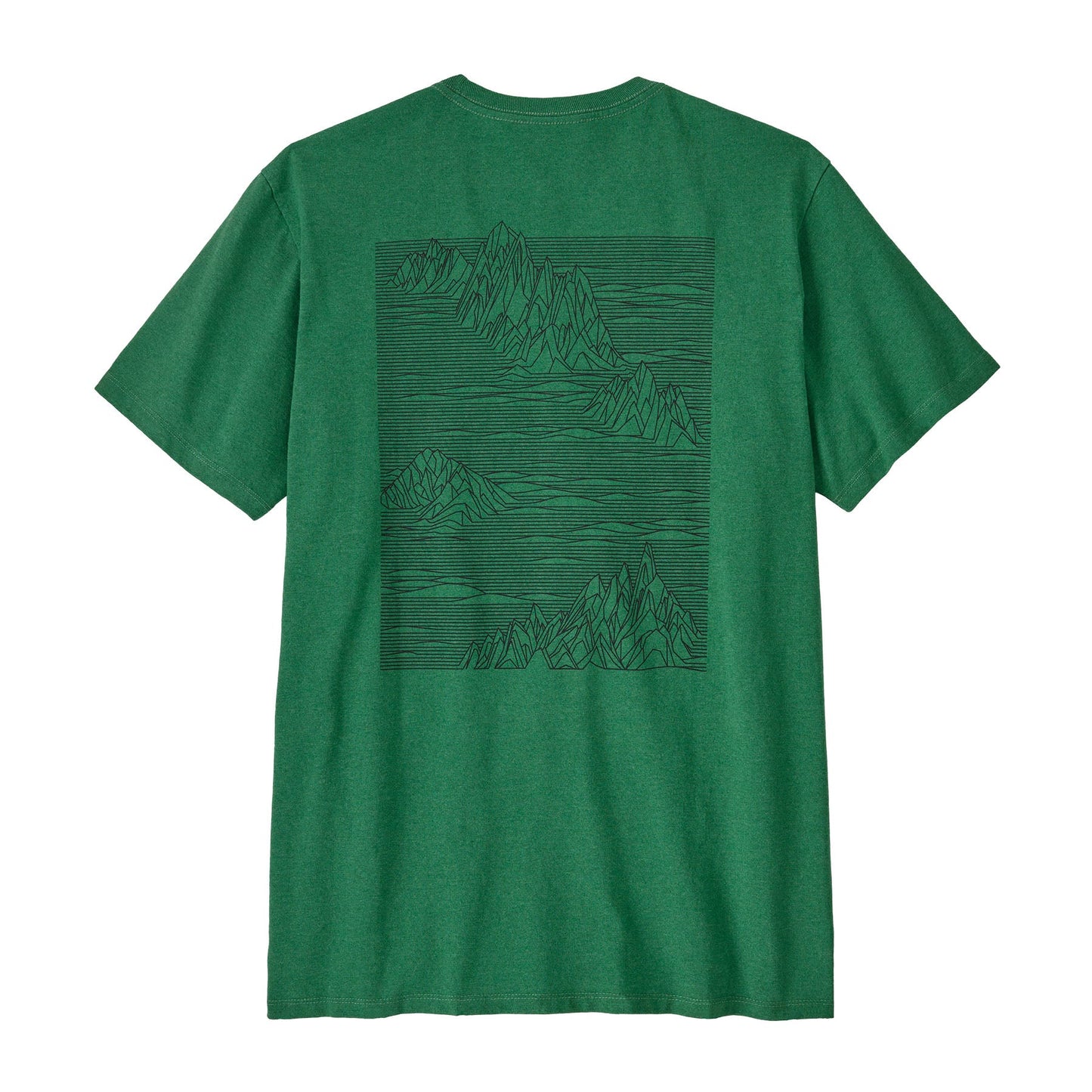 T-shirt imprimé en matières recyclées | vert "strataspire responsibili-tee - heartleaf green"