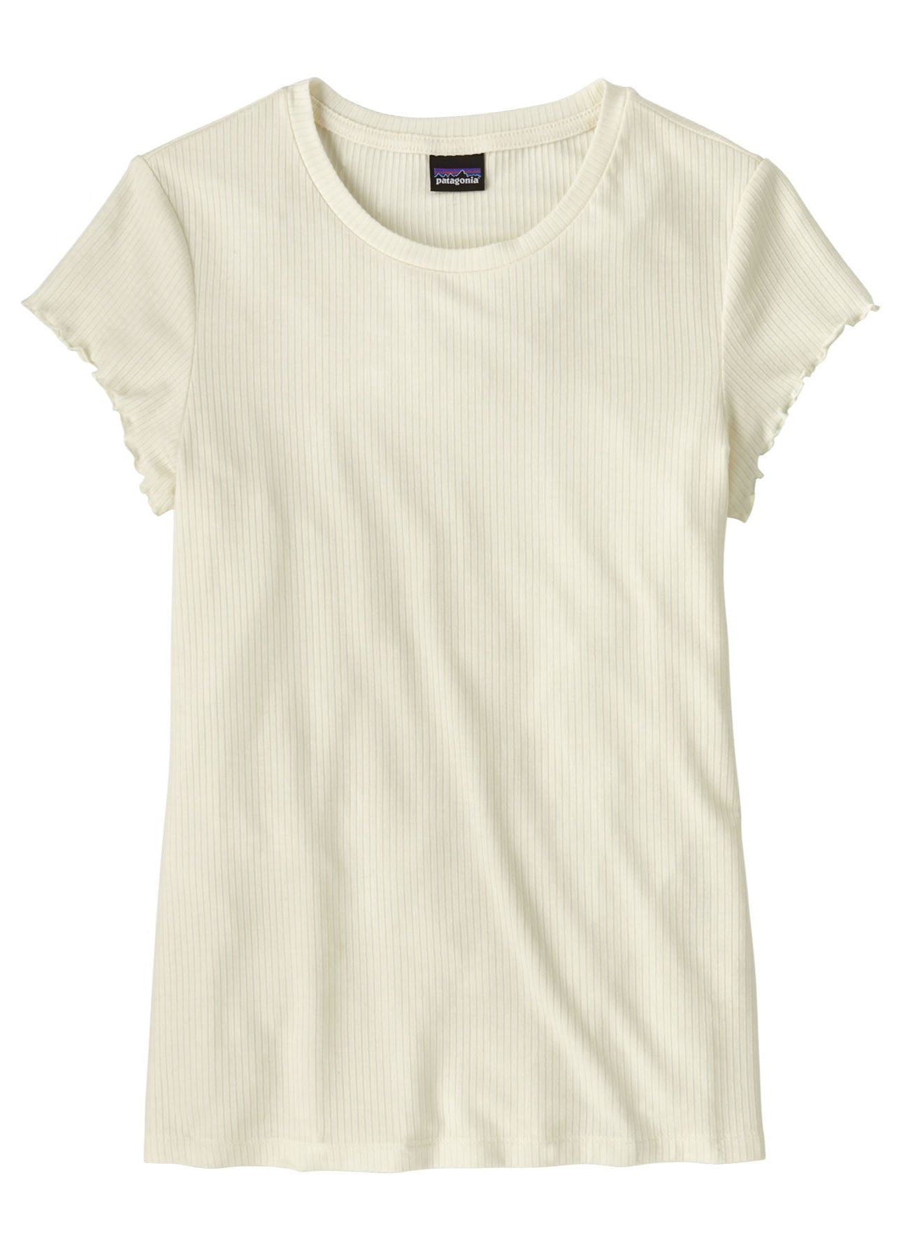 T-shirt côtelé en tencel | blanc 'w's rib knit top - white'