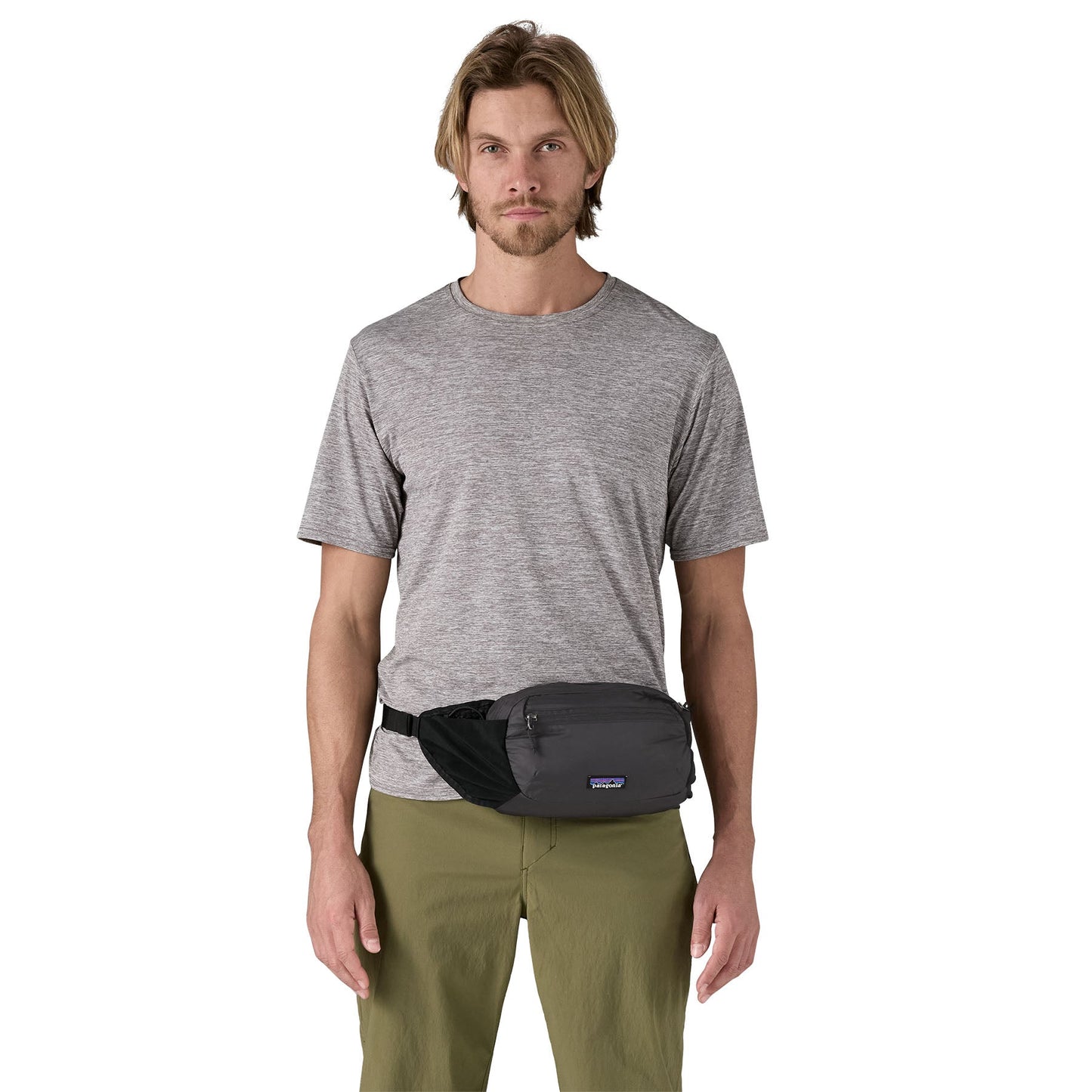 Banane en matières recyclées | noir "terravia hip pack - black"