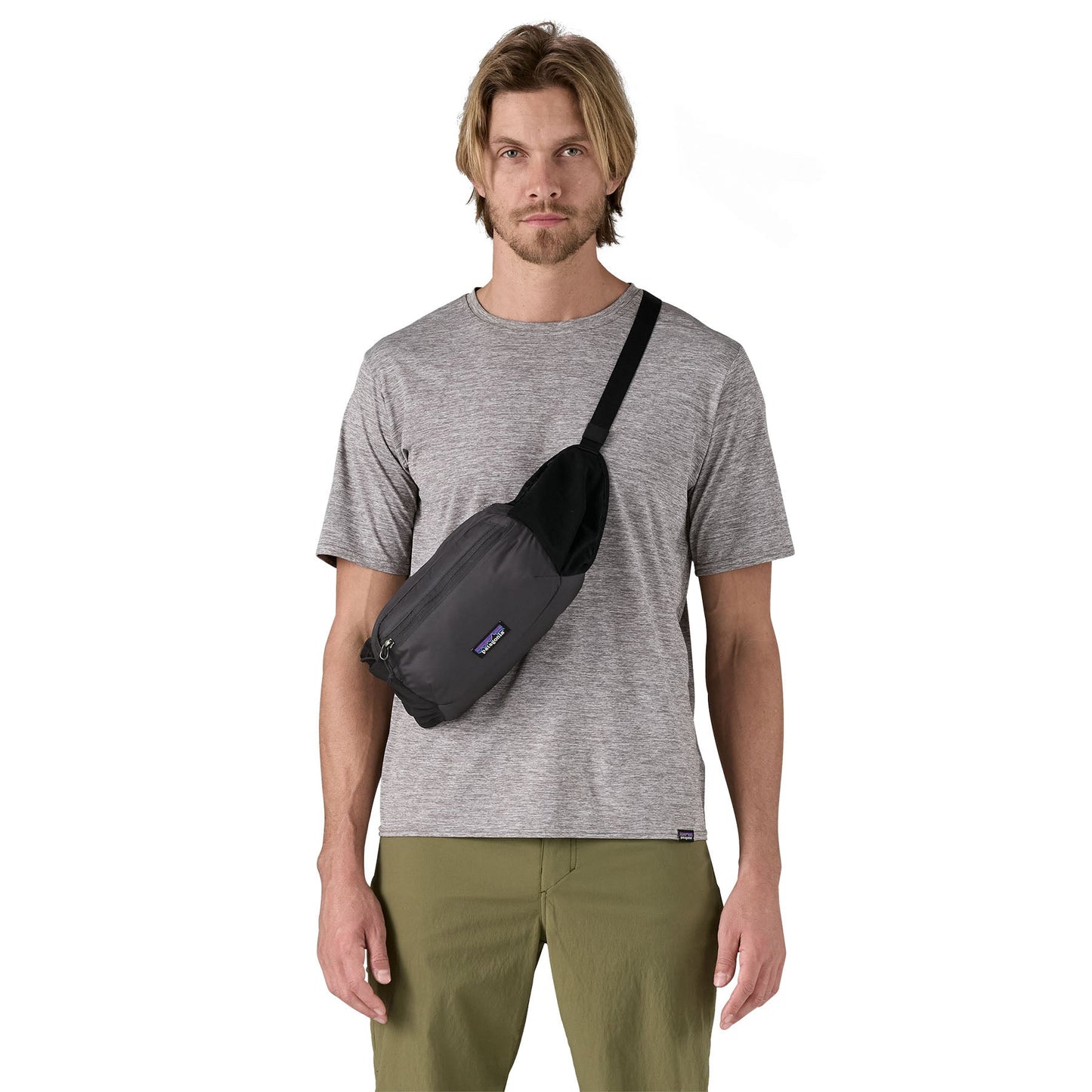 Banane en matières recyclées | noir "terravia hip pack - black"