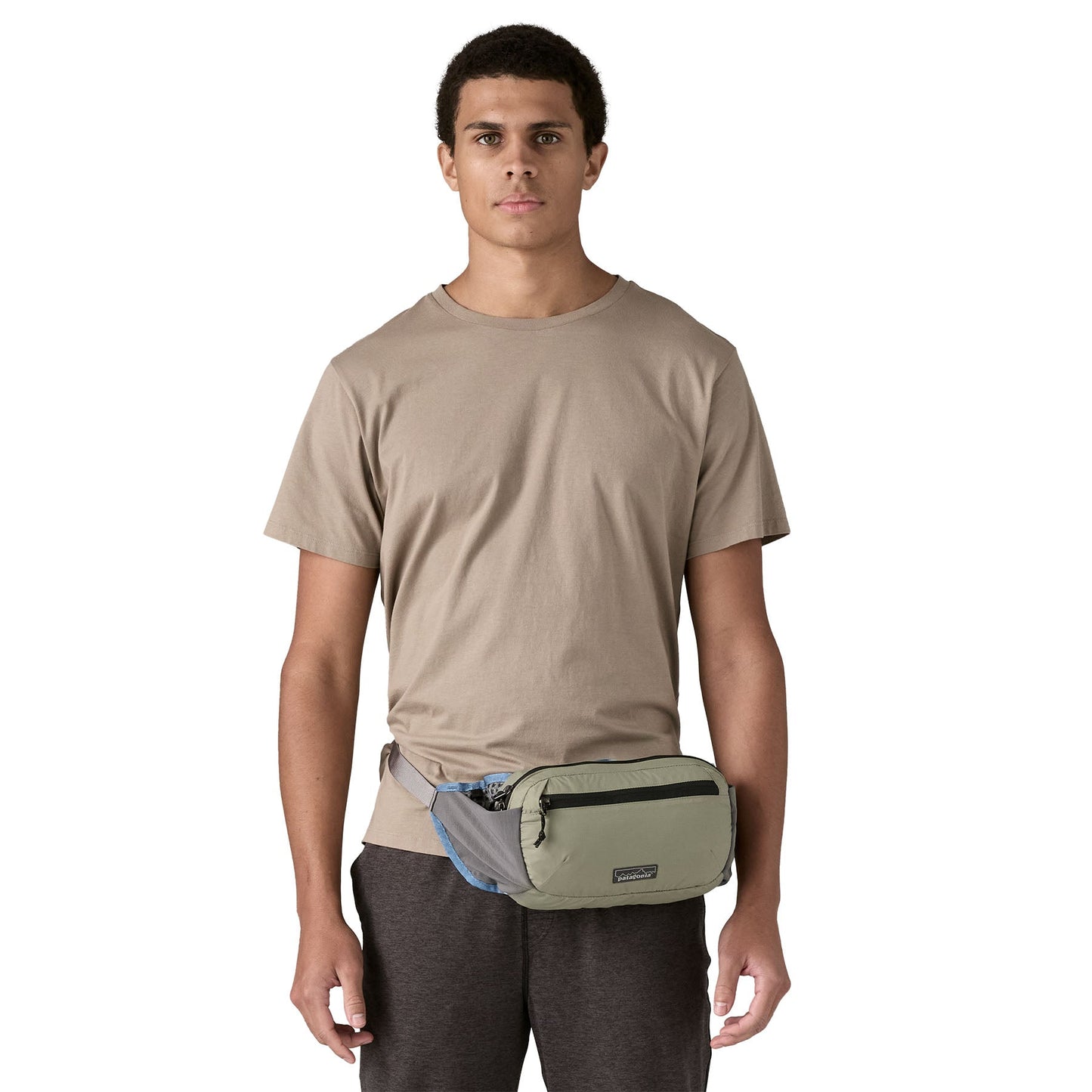 Banane en matières recyclées | gris "Terravia hip pack - river rock green"