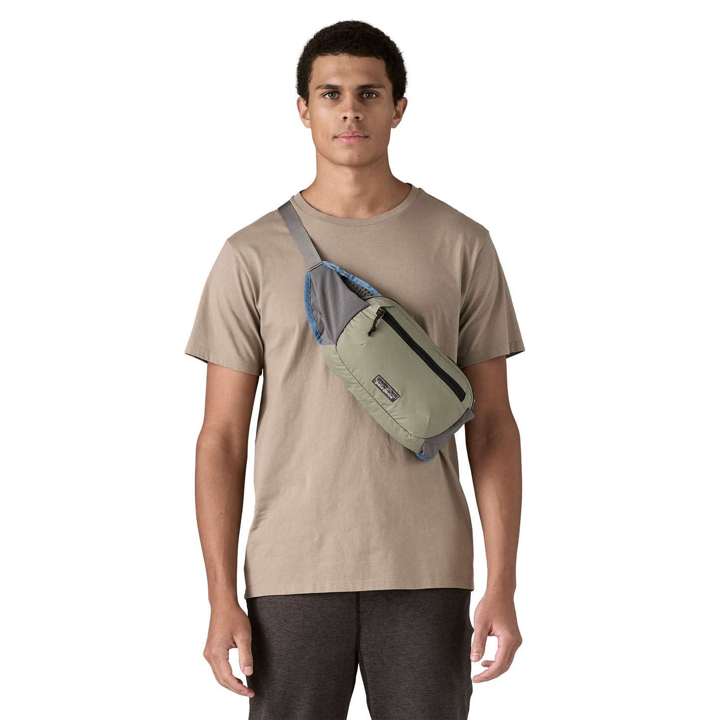 Banane en matières recyclées | gris "Terravia hip pack - river rock green"
