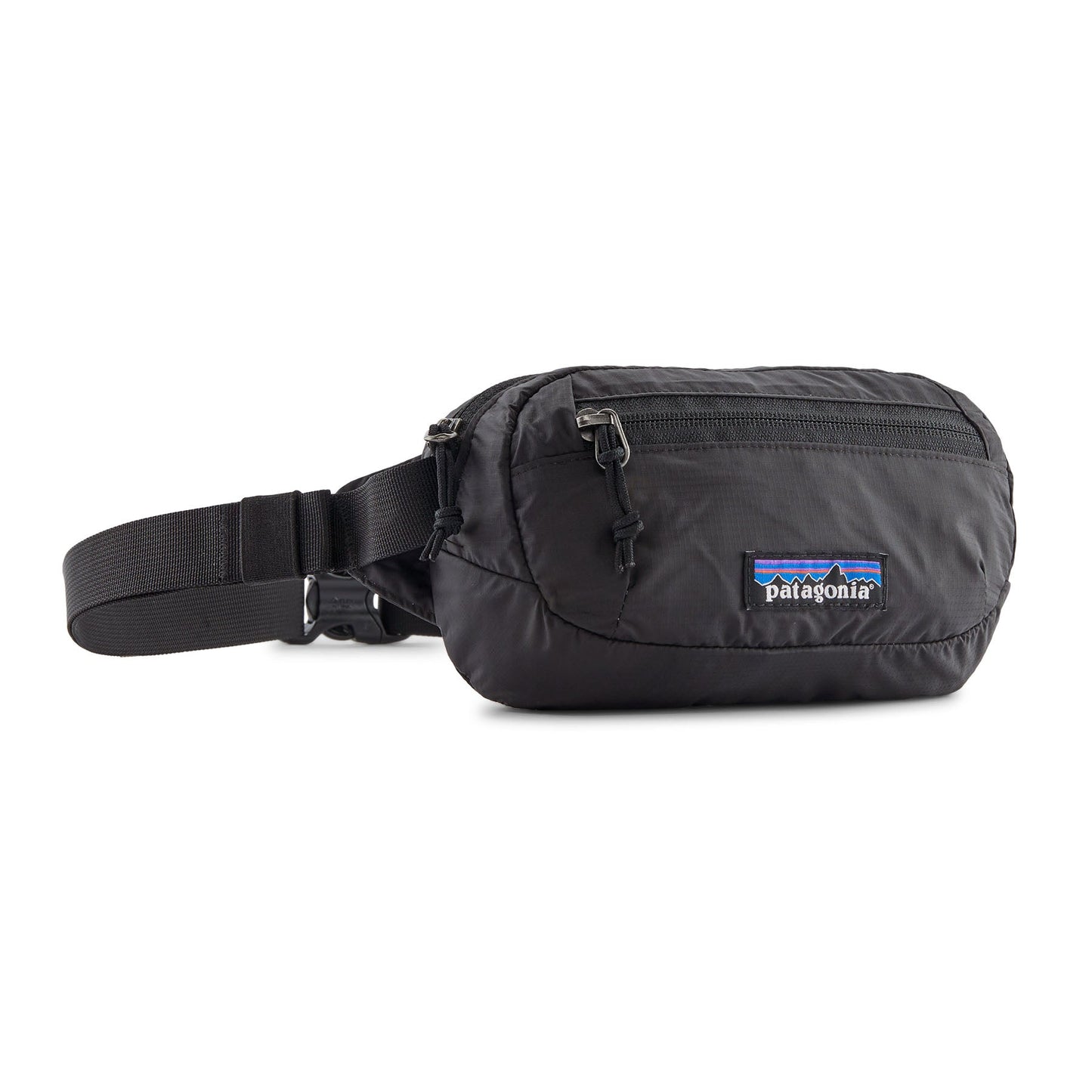 Banane 1L en matière recyclée | noir "terravia mini hip pack - black"